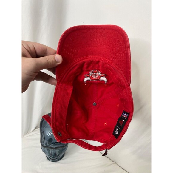 Adidas Chicago Bulls Hat Red Cotton Easy Adjustable NBA Adult One Size - Picture 10 of 12